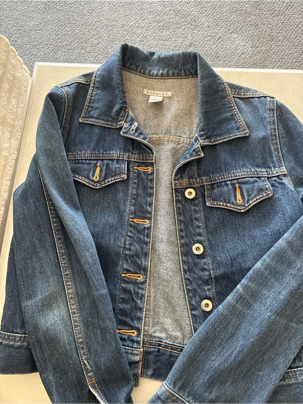 Rubbish Kids Classic Dark Blue Denim Jacket